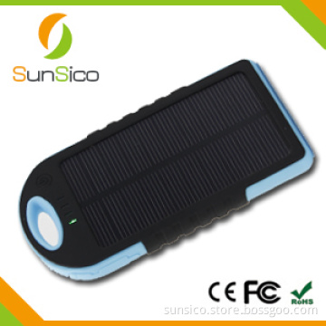 Solar Charger, Portable Power Bank, Solar Power 5000mAh